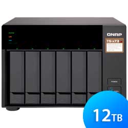 Storage NAS 6 baias TS-673 12TB