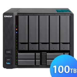 TVS-951X 100TB Qnap - Storage NAS e Servidor de Mídia 10GbE e HDMI 4K