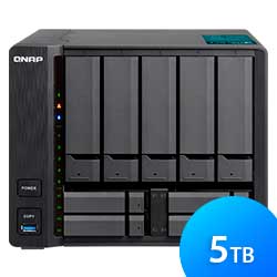 TVS-951X 5TB Qnap - Storage NAS e Servidor de Mídia 10GbE e HDMI 4K