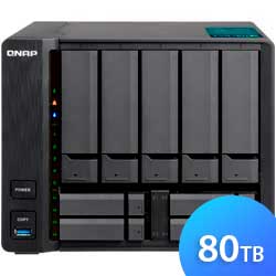 TVS-951X 80TB Qnap - Storage NAS e Servidor de Mídia 10GbE e HDMI 4K