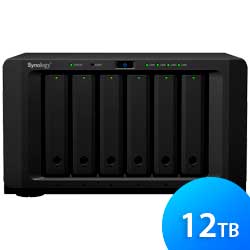 Storage NAS 6 baias Diskstation - Synology DS1618+ 12TB