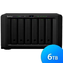 Storage NAS 6 baias Diskstation - Synology DS1618+ 6TB