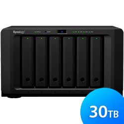 DS3018xs 30TB Synology - 6 bay NAS Storage Diskstation SATA