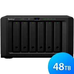 DS3018xs 48TB Synology - 6 bay NAS Storage Diskstation SATA