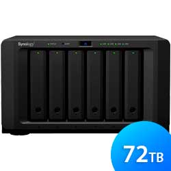 DS3018xs 72TB Synology - 6 bay NAS Storage Diskstation SATA