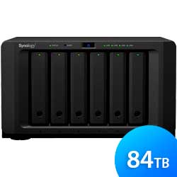 DS3018xs 84TB Synology - 6 bay NAS Storage Diskstation SATA