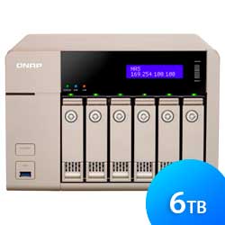 Storage NAS 6 baias TVS-663 6TB