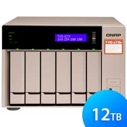 Storage NAS 6 baias TVS-673E 12TB