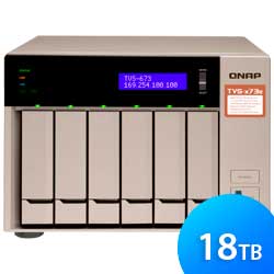 TVS-673e 18TB Qnap - 6-Bay NAS Desktop p/ Hard Disks SATA