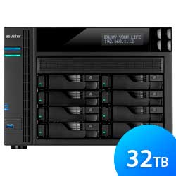 AS6208T 32TB Asustor - NAS Storage 8 bay p/ HDD SATA