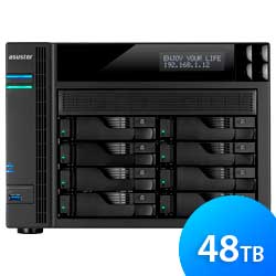 AS6208T 48TB Asustor - Storage NAS 8 bay Desktop SATA