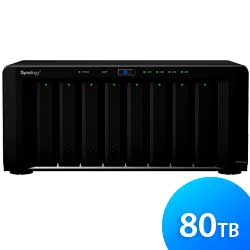 Storage NAS 8 baias DS2015XS 80TB