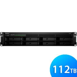 Storage NAS 8 baias RS1219+ 112TB