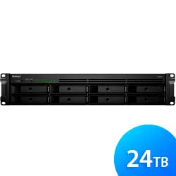 Synology 24TB RS1219+ Storage NAS 8 baias Rackstation SATA 