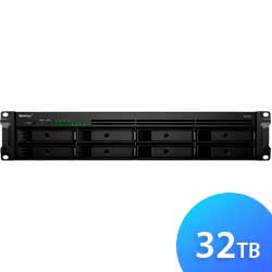 Synology 32TB RS1219+ Storage NAS 8 baias Rackstation SATA