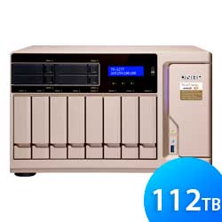 Storage NAS 8 baias TS-1277 112TB