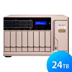 Storage NAS 8 baias TS-1277 24TB