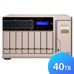 Storage NAS 8 baias TS-1277 40TB