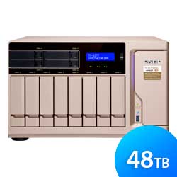 Storage NAS 8 baias TS-1277 48TB