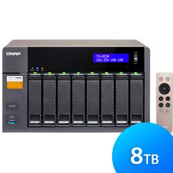 TS-853A Qnap - Storage NAS 8 bay 8TB p/ Hard Disks e SSD SATA
