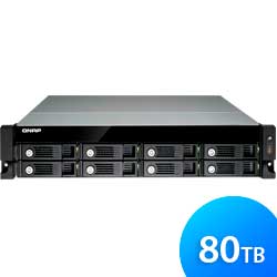 Storage NAS 8 baias TS-853U-RP 80TB