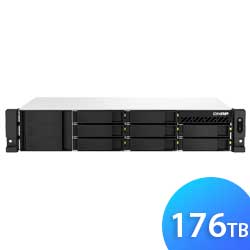 TS-864eU-RP 176TB Qnap - Storage NAS 8 Baias Rackmount SATA