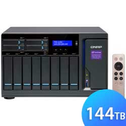 TVS-1282 144TB Qnap - Storage NAS 8 baias SSD/SATA Externo