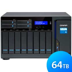 Storage NAS 8 baias TVS-1282T3 64TB