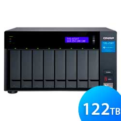 Storage NAS 8 baias TVS-872XT 112TB