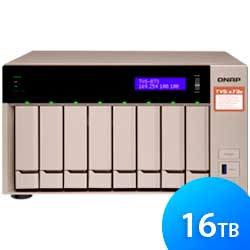 Storage NAS 8 baias TVS-873E 16TB