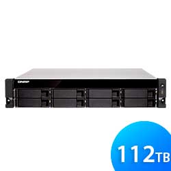 Storage NAS 8 bay TVS-872XU 112TB