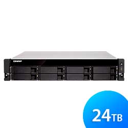 Storage NAS 8 bay TVS-872XU 24TB