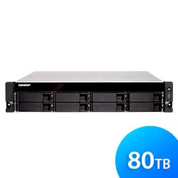 Storage NAS 8 bay TVS-872XU 80TB