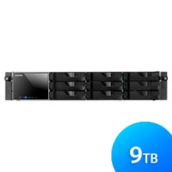 AS609RD 9TB Asustor, Storage NAS 9 Baias p/ Hard Drives SATA