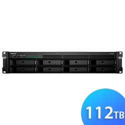 RS1221RP+ 112TB Synology RackStation - NAS rackmount 2U SATA