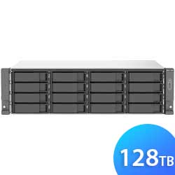 TS-1673AU-RP 128TB Qnap - Storage NAS rackmount 16 baias SATA/SSD