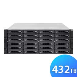 TS-h2483XU-RP 432TB Qnap - Storage NAS 24 Baias HDD/SSD SATA