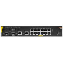 Aruba JL679A - Switch PoE 12p Gigabit LAN RJ45, 2p 1G/10G SFP+ e 2x 1GbE para uplink e 2p para gerenciamento (1x USB-C e 1x host tipo A USB)