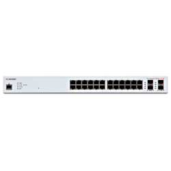 FortiSwitch FS-224D-FPOE - Switch 24 portas GE RJ-45 Full PoE e 4 portas 1G/SFP