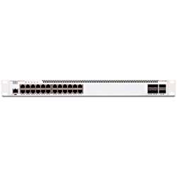 FortiSwitch FS-524D-FPOE - Switch PoE 24 portas 1G/RJ-45, 4 portas 10G/SFP+ e 2 portas 40G/QSFP