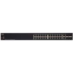 Cisco SF350-24 - Switch 24 portas LAN PoE e 2x Uplink