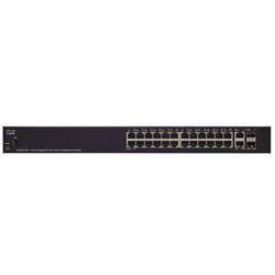Cisco SG250X-24P - Network Switch 24 portas LAN, PoE+ e 4x 10G Gigabit