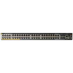 Aruba R0M67A - Switch PoE 40 portas Gigabit, 36x LAN 1G/RJ45, 8x Smart Rate 1/2,5/5G, e 4x combo 1G RJ45/SFP p/ uplink
