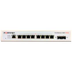 FortiSwitch FS-108F-FPOE - Switch PoE 8 portas GE/RJ-45 e 2x GE/SFP