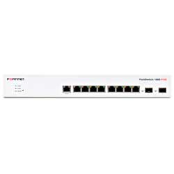 FortiSwitch FS-108E-POE - Switch PoE 8 portas 1GE/RJ-45 e 2x GE/SFP