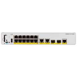 Cisco Catalyst C9200CX-12T-2X2G - Switch 12 portas Gigabit Data Only 2x 1G RJ45, 1x 1G CU PD 802.3bt Classe 8 e 2x 10G SFP+ para uplink