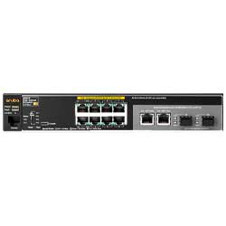 Aruba J9780A - Switch 8 portas Gigabit LAN RJ45 e 1 porta combo 1G RJ45/SFP para uplinks