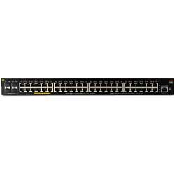 Aruba JL558A - Switch PoE 48 portas Gigabit LAN RJ45 e 4 portas 1G/10G SFP/SFP+ para uplink
