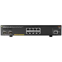 Aruba JL255A - Switch PoE 8 portas Gigabit LAN RJ45 e 2 portas 10G/SFP+ para uplink