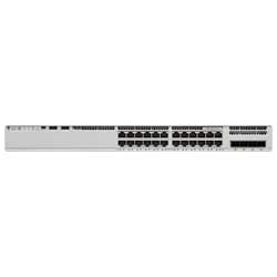 Cisco Catalyst C9200L-24P-4X - Switch 24 portas Gigabit Full PoE+ e 4 portas fixas de 1G/10G p/ uplink